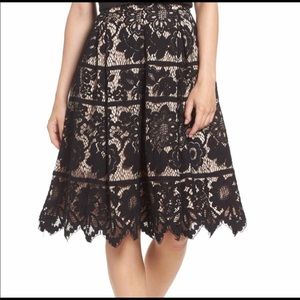 Eliza J lace Skirt
